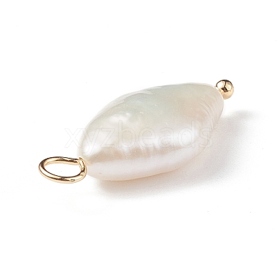 Natural Keshi Pearl Pendants X-PALLOY-JF01932-1