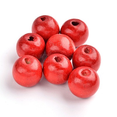 Natural Maple Wood Beads X-TB20mmY-1-1