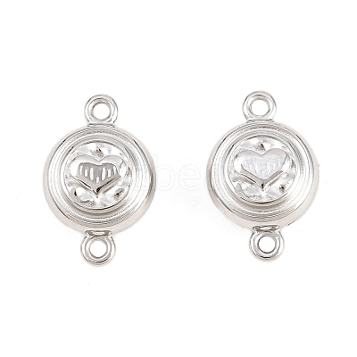 304 Stainless Steel Magnetic Clasps with Loops STAS-P452-04B-P-1