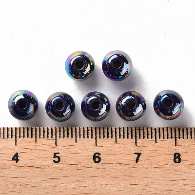 Opaque Acrylic Beads MACR-S370-D8mm-A19-1