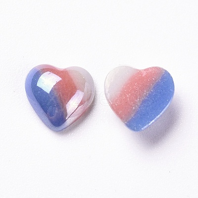 Opaque Glass Cabochons GGLA-S038-08C-7x7-1