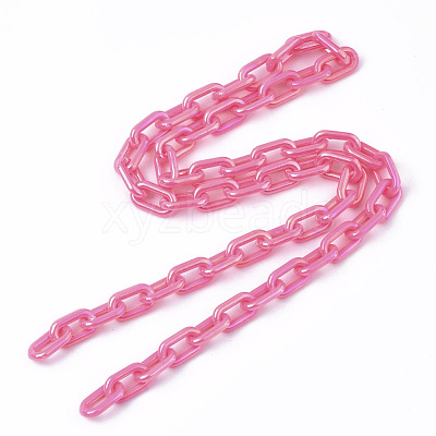 Acrylic Opaque Cable Chains PACR-N009-002F-1