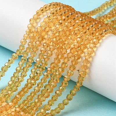 Transparent Glass Beads Strands EGLA-A035-T3mm-D04-1
