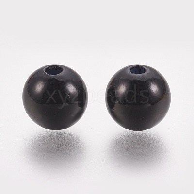 ABS Plastic Imitation Pearl Beads KY-G009-4mm-01-1