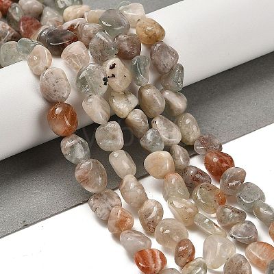 Natural Arusha Sunstone Beads Strands G-P497-01E-43-1