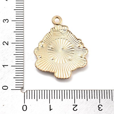 Christmas Theme Alloy Enamel Pendants ENAM-D060-04F-1