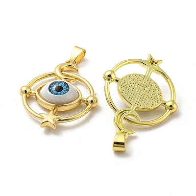 Real 18K Gold Plated Brass Pendants KK-L209-001G-09-1