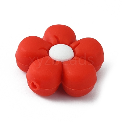 Silicone Beads SIL-WH0001-49C-1