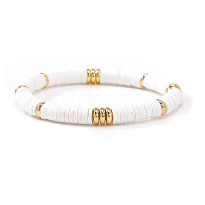 Alloy & Resin Beads Stretch Bracelets for Women UJ8716-5-1
