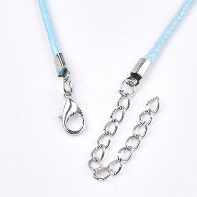 Waxed Cord Necklace Making X-NCOR-T001-56-1