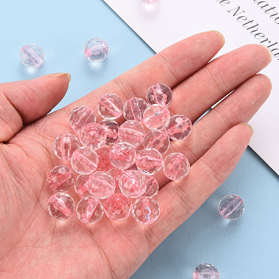 Transparent Acrylic Beads TACR-S154-11A-26-1