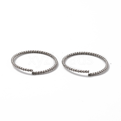 Non-Tarnish 304 Stainless Steel Open Jump Rings STAS-L262-36C-P-1