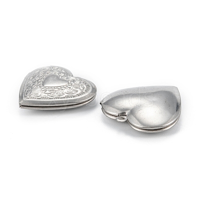 Non-Tarnish 316 Surgical Stainless Steel Locket Pendants STAS-C026-01P-1