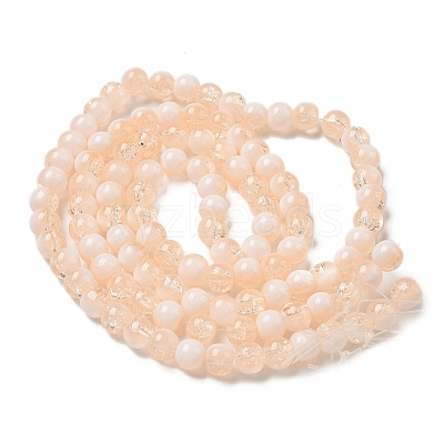 Crackle Glass Beads X1-GLAA-U001-8mm-05-1