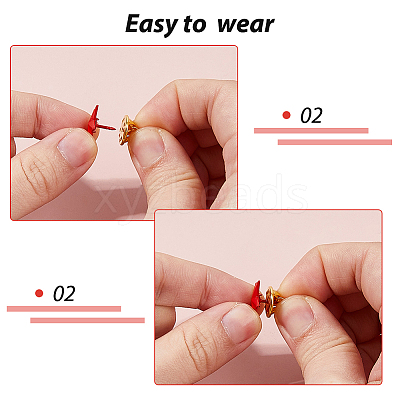 Star Alloy Pin Brooches AJEW-FH0006-07B-G-1