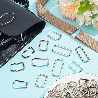 75Pcs 5 Styles Iron Linking Rings IFIN-NB0001-62-1