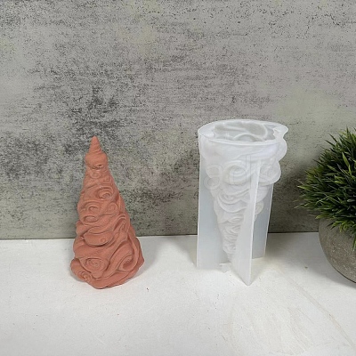 Christmas Tree Candles Silicone Molds SIL-B075-04C-1