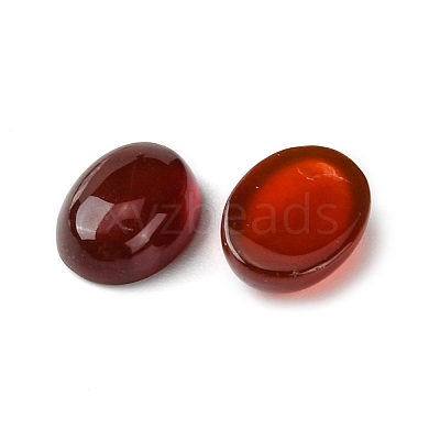 Natural Red Agate Cabochons G-A094-01B-02-1