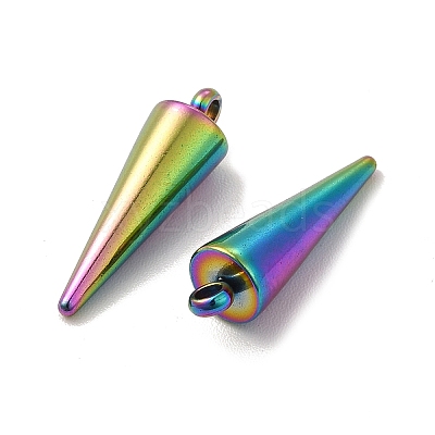 Ion Plating(IP) 201 Stainless Steel Pendants STAS-F290-01MC-1