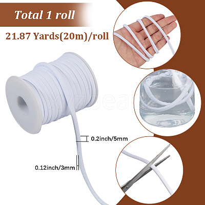 1 Roll Soft Nylon Braided Cord NWIR-SP0001-04A-1