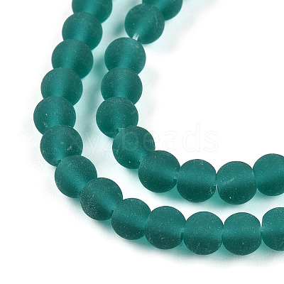 Transparent Glass Beads Strands GLAA-T032-T4mm-MD21-1