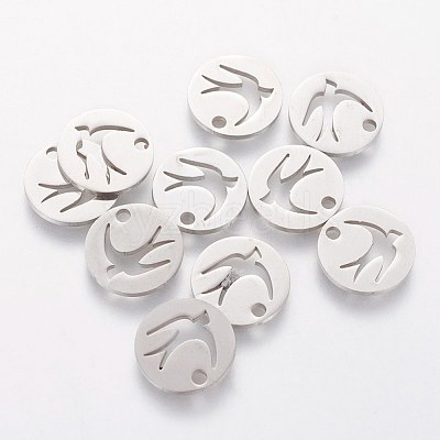 Non-Tarnish 201 Stainless Steel Charms STAS-Q201-T189-1