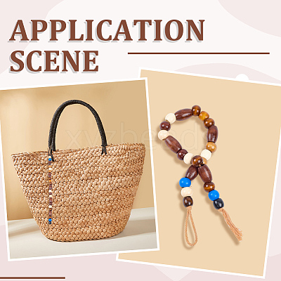 160Pcs 2 Styles Wood Beads WOOD-PA0001-31-1