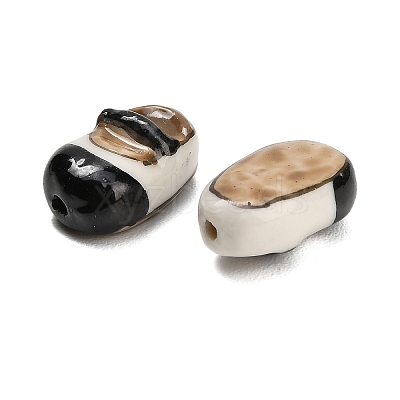 Handmade Porcelain Beads PORC-L084-06G-1