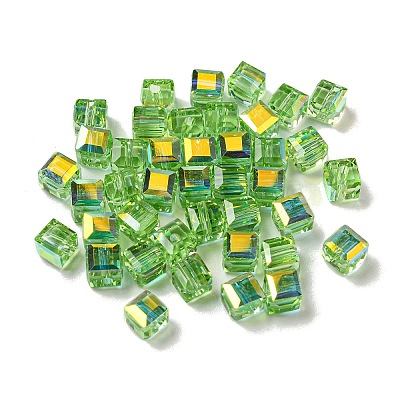 Electroplate Glass Beads EGLA-Z004-04A-03-1
