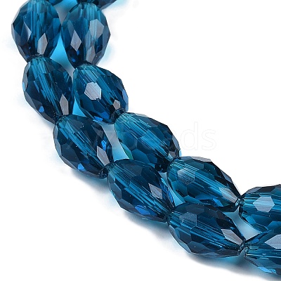 Transparent Glass Beads Strands EGLA-N013-T8mm-D25-1