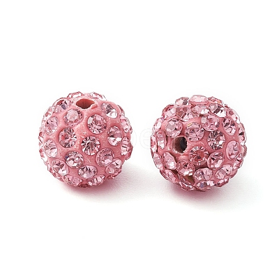 Pave Disco Ball Beads RB-YW0001-10B-1