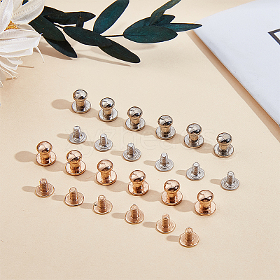 50Pcs Alloy Round Head Knobs for Small Jewelry Box Making DIY-GF0012-49P-1
