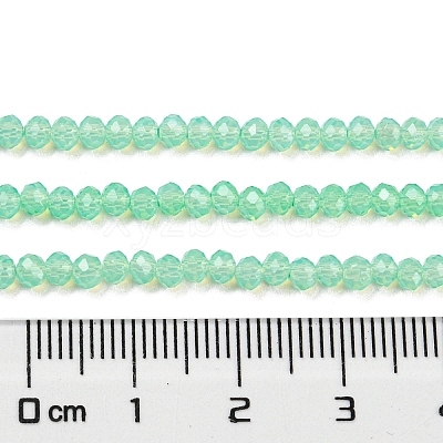 Baking Paint Transparent Glass Beads Strands DGLA-A034-J2mm-B05-1