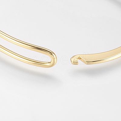 Brass Bangles X-BJEW-K153-02G-1