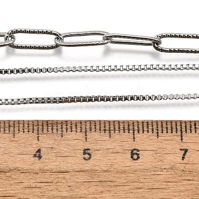 Non-Tarnish 304 Stainless Steel Chain Necklaces NJEW-JN02767-1