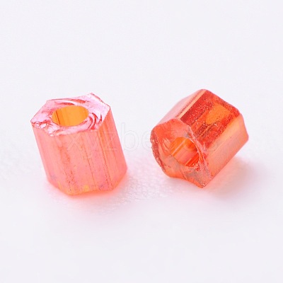 Two Cut Glass Seed Beads CSDB165-1