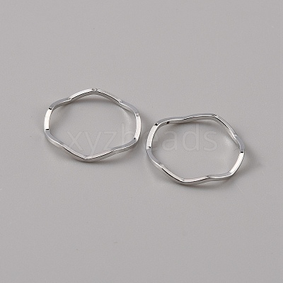 Brass Linking Rings KK-WH0046-61P-1