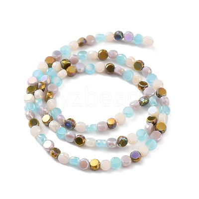 Electroplate Glass Beads X-EGLA-P056-01D-1
