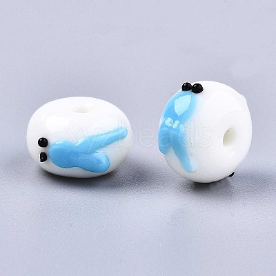 Handmade Bumpy Lampwork Beads LS-LAMP-S194-004B-1