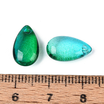 5Pcs Transparent Glass Beads GLAA-PW0001-25P-1