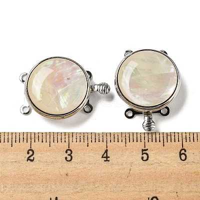 White Shell Box Clasp G-C104-06A-P-1