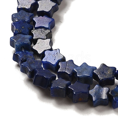 Natural Lapis Lazuli Beads Strands G-G085-B02-02-1
