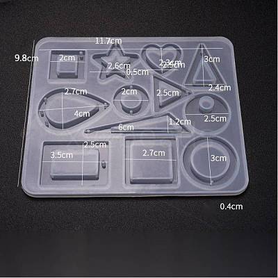 Pendant Silicone Molds X-DIY-F031-03-1
