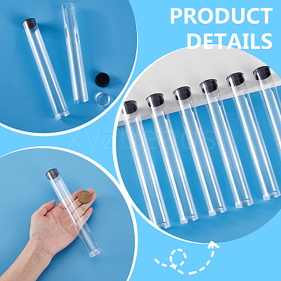Transparent PC Plastic Bead Storage Tubes AJEW-WH0673-21B-1