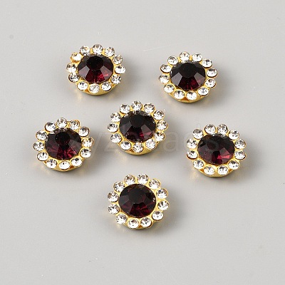 Glass Rhinestone Sew on Rhinestone FIND-WH0521-73-1
