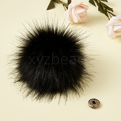 Soft Pom Pom Sewing Snap Buttons Accessories SNAP-TA0001-01G-1