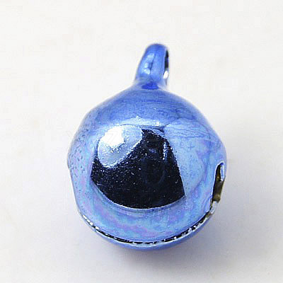 Brass Bell Charms X-KKB-E001-8x6mm-M-1