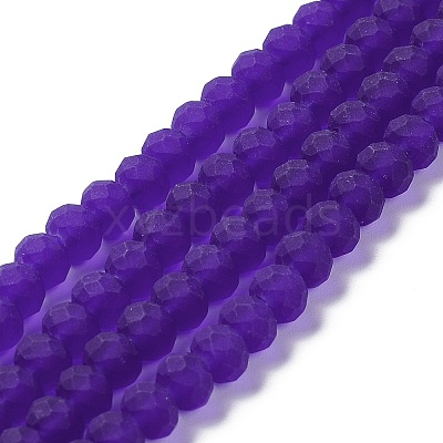 Transparent Glass Beads Strands EGLA-A044-T1mm-MD06-1