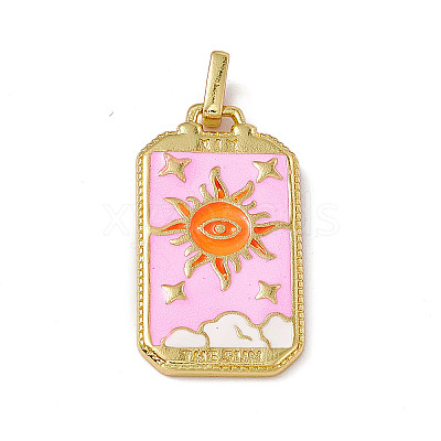 Alloy Enamel Pendants ENAM-D042-01C-1