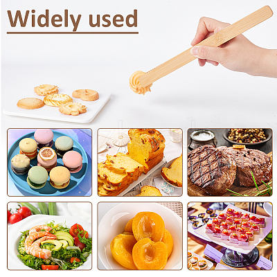 Bamboo Cooking Tongs AJEW-WH0270-205-1